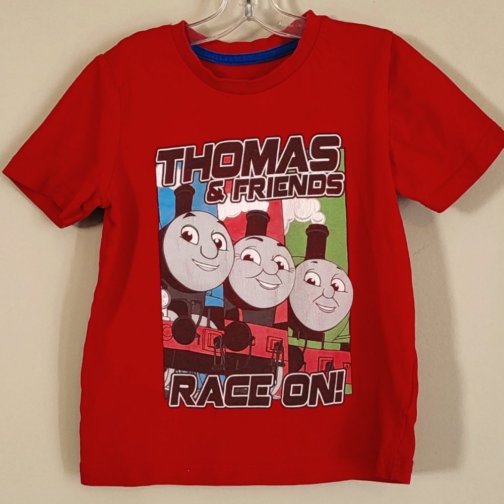 Thomas & Friends "Race On" red tee shirt